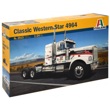 KIT PARA MONTAR ITALERI CAMINHÃO CLASSIC WESTERN STAR 4964 1/24 ITA 3915 3915S